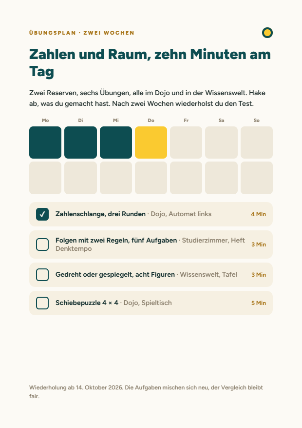 Wochenplan